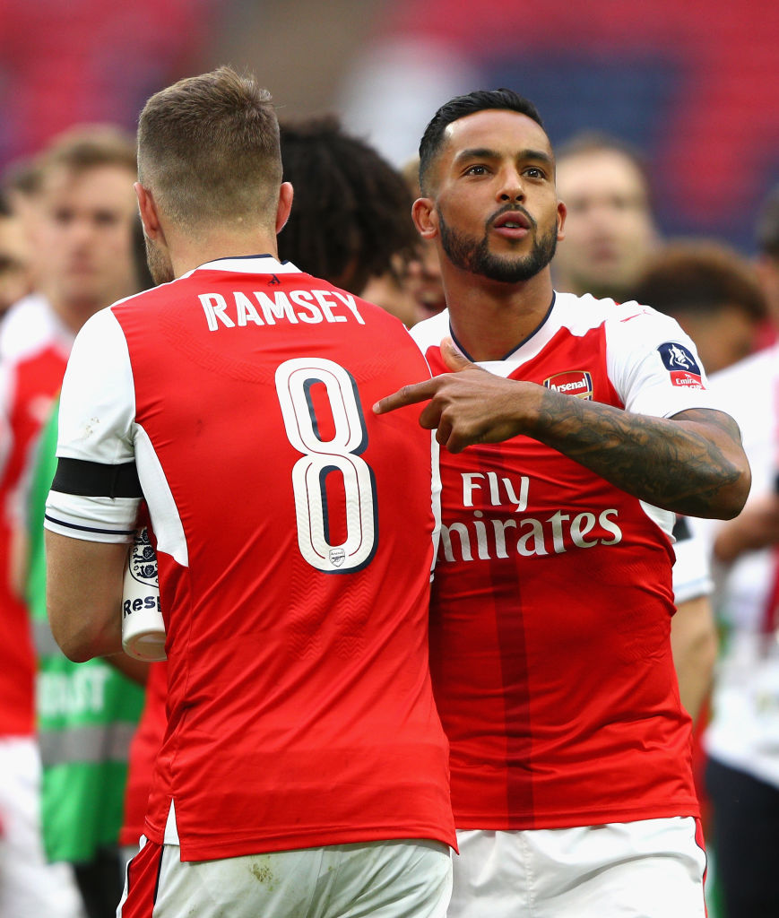 Aaron Ramsey, Theo Walcott Aaron Ramsey, Theo Walcott