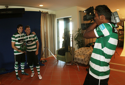 Sporting: Sesso fotogrfica equipamentos 2012/13