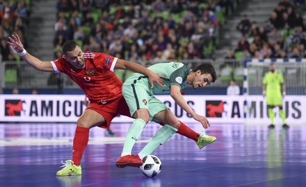 Rssia x Portugal - Euro Futsal 2018 - Meias-Finais