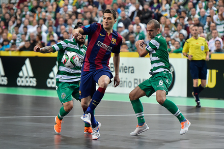 Barcelona v Sporting SF UEFA Futsal Cup 2014/15
