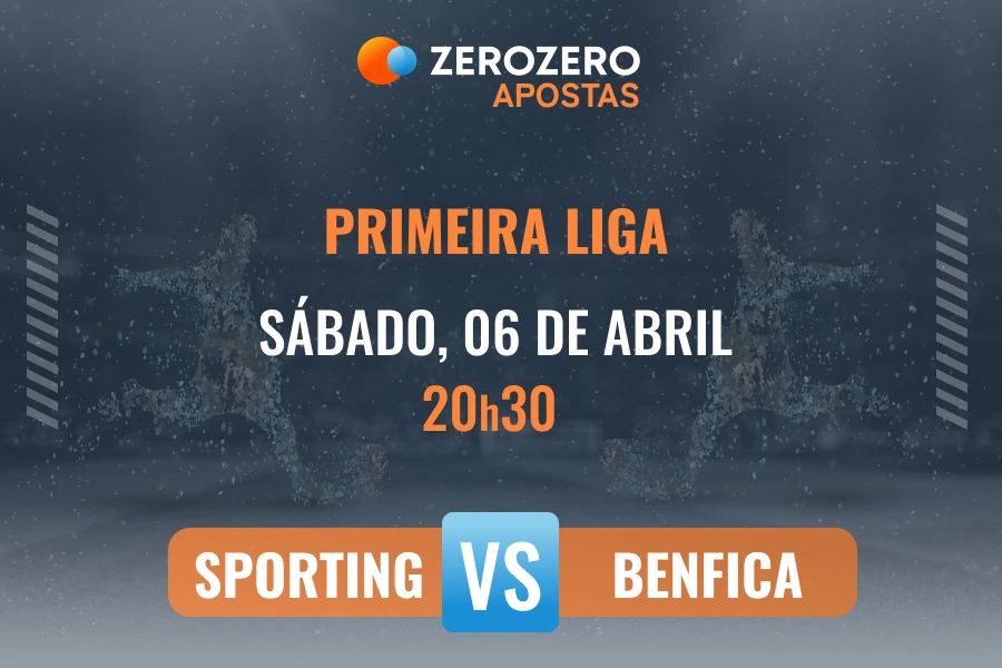 Odds e prognstico Sporting vs Benfica  06/04/2024  Primeira Liga