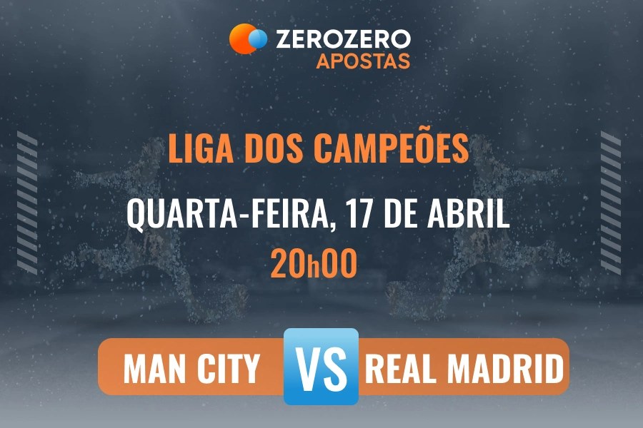 Odds e prognstico Man City vs Real Madrid  17/04/2024  Liga dos Campees