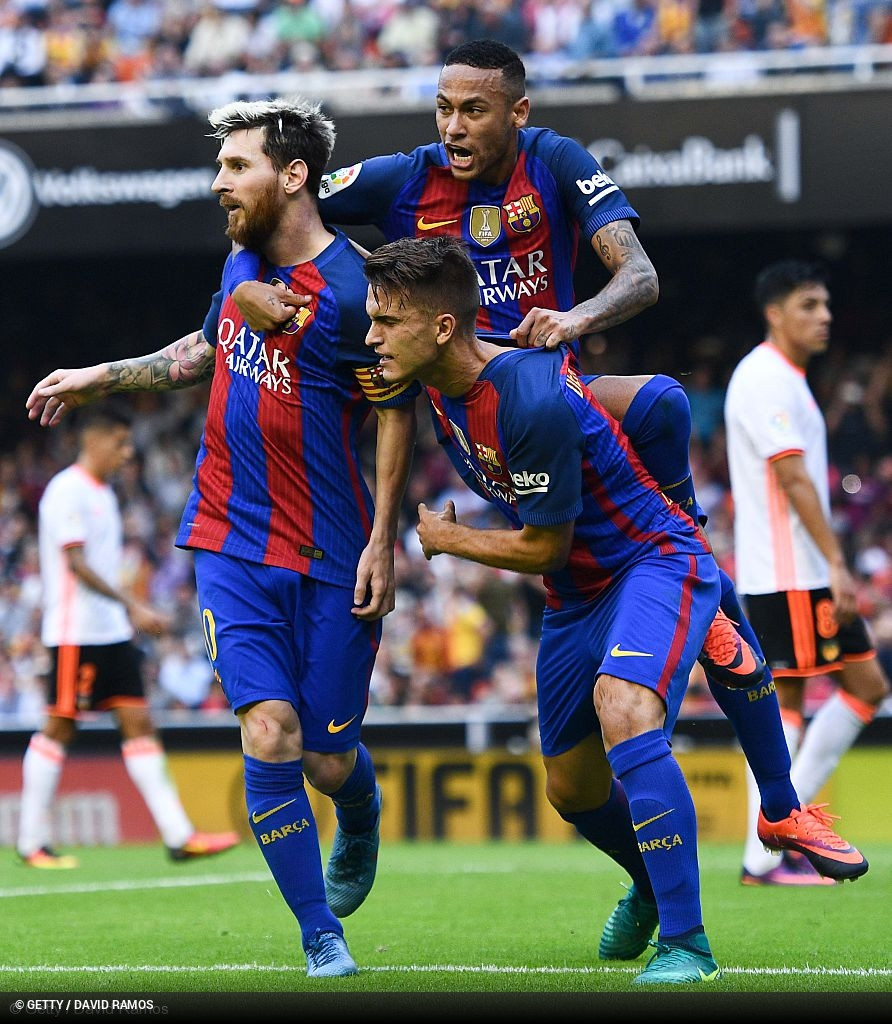Valencia x Barcelona - Liga Espanhola 2016/17 - CampeonatoJornada 9
