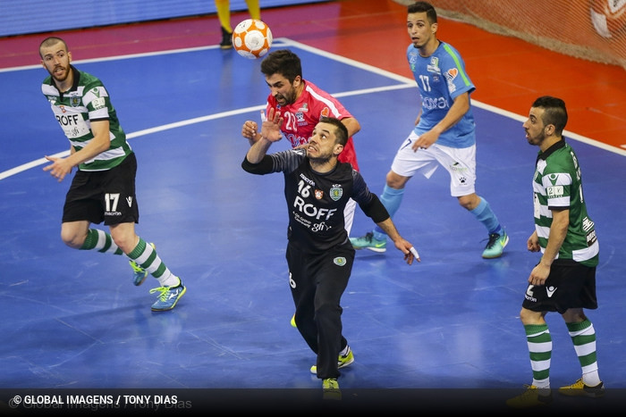 Futsal Azemis x Sporting - Liga SportZone 2016/2017 - Quartos-de-Final