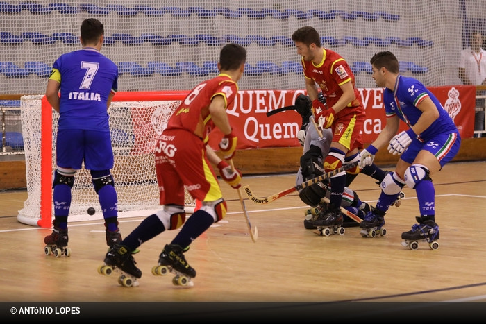 Itlia x Espanha - Europeu Sub-20 2018 - Hquei em Patins - Campeonato