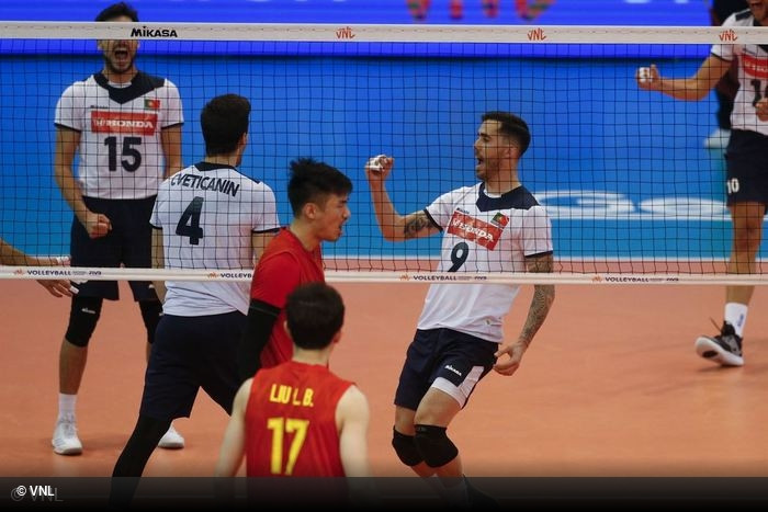 Portugal x China - Liga das Naes Voleibol 2019 - CampeonatoJornada 9