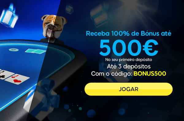 888 bnus poker: 100% at 500 euros no primeiro depsito, at 3 depsitos, com cdigo BONUS500