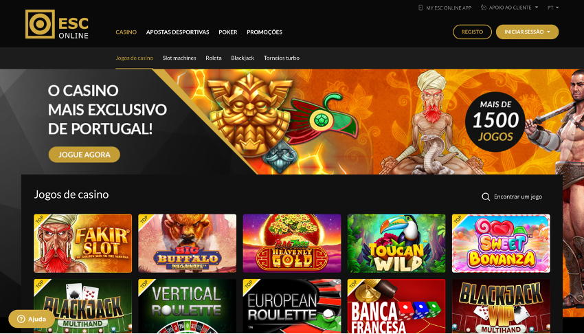 Jogos casino ESC Online