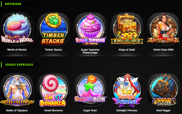 888 jogos casino: Novidades so World of Wonka, Timber Stacks, Sugar Supreme Powernudge, Kings of Gold, Greta Goes Wild; jogos especiais so Gates of Olympus, Sweet Bonanza, Sugar Rush, Starlight Princess, Gold Digger