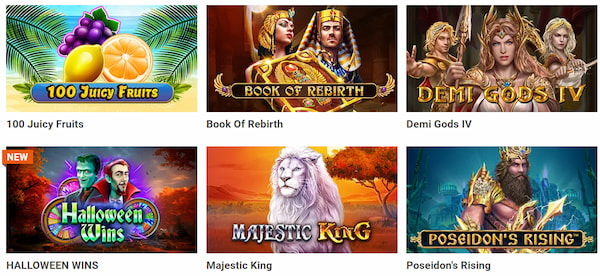 luckia jogos de casino: 100 Juicy Fruits, Book of Rebirth, Demi Gods IV, Halloween Wins, Makestic King, Poseidon's Rising, e muito mais