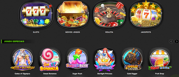 Captura de ecr com alguns dos jogos disponveis no 888casino: slots, Gates of Olympus, Sweet Bonanza, Sugar Rush etc.