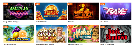 Jogos casino Luckia: Benji, Fortune Reels, Mental, The Rave, 100 Juicy Fruits, Age of Olympus Apollo, Aloha, Book of Shadows