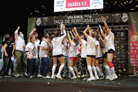 Leixões x Vitória SC - Taça de Portugal Feminina Voleibol 2021/22 - Final 
