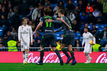 Real Madrid x Real Sociedad - Liga Espanhola 2018/19 - CampeonatoJornada 18