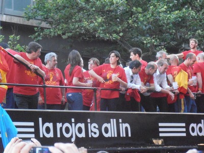 Euro 2012: Espanha festeja nas ruas de Madrid