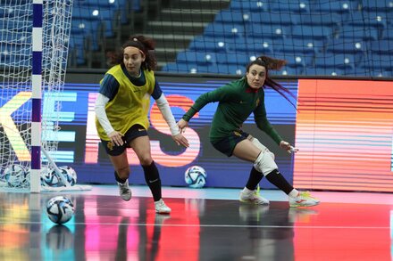 Feminino| Os treinos de Portugal na Főnix Arena