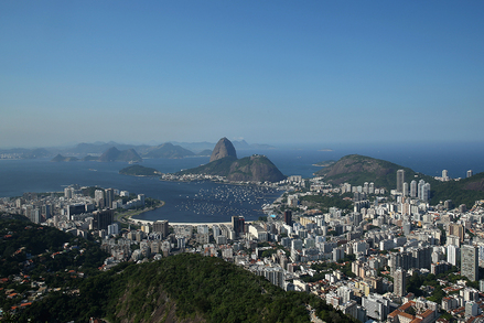 Vista panorâmica sobre a cidade do Rio de Janeiro