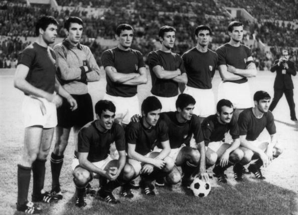 SeleÃ§Ã£o italiana vencedora do Euro 1968
