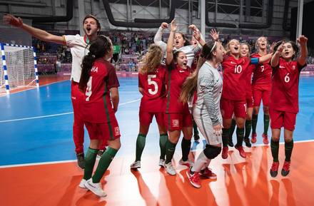 Portugal na final de futsal feminino nos Jogos Olímpicos da Juventude -  Futsal - Jornal Record