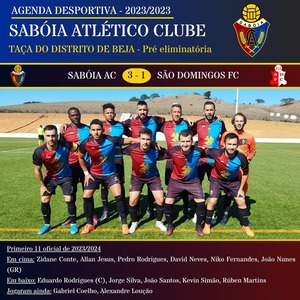 Sabóia AC 3-1 São Domingos Mértola