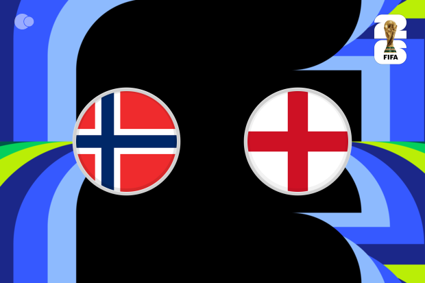 Noruega x Inglaterra ao minuto