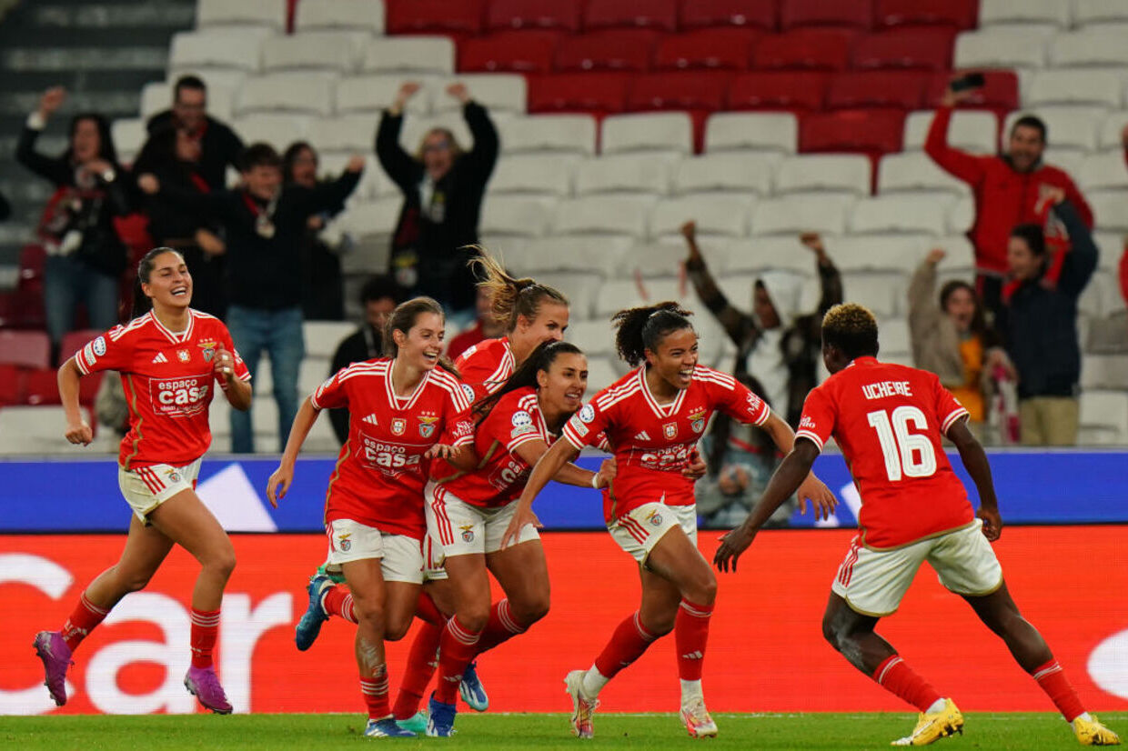 Benfica continua a subir (e a fazer história) no ranking de clubes femininos da UEFA
