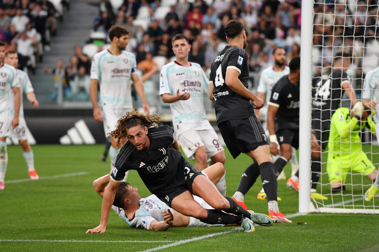 Rabiot resgata um ponto mas Juventus cai do pódio