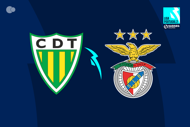 CD Tondela 1-1 Benfica ao minuto