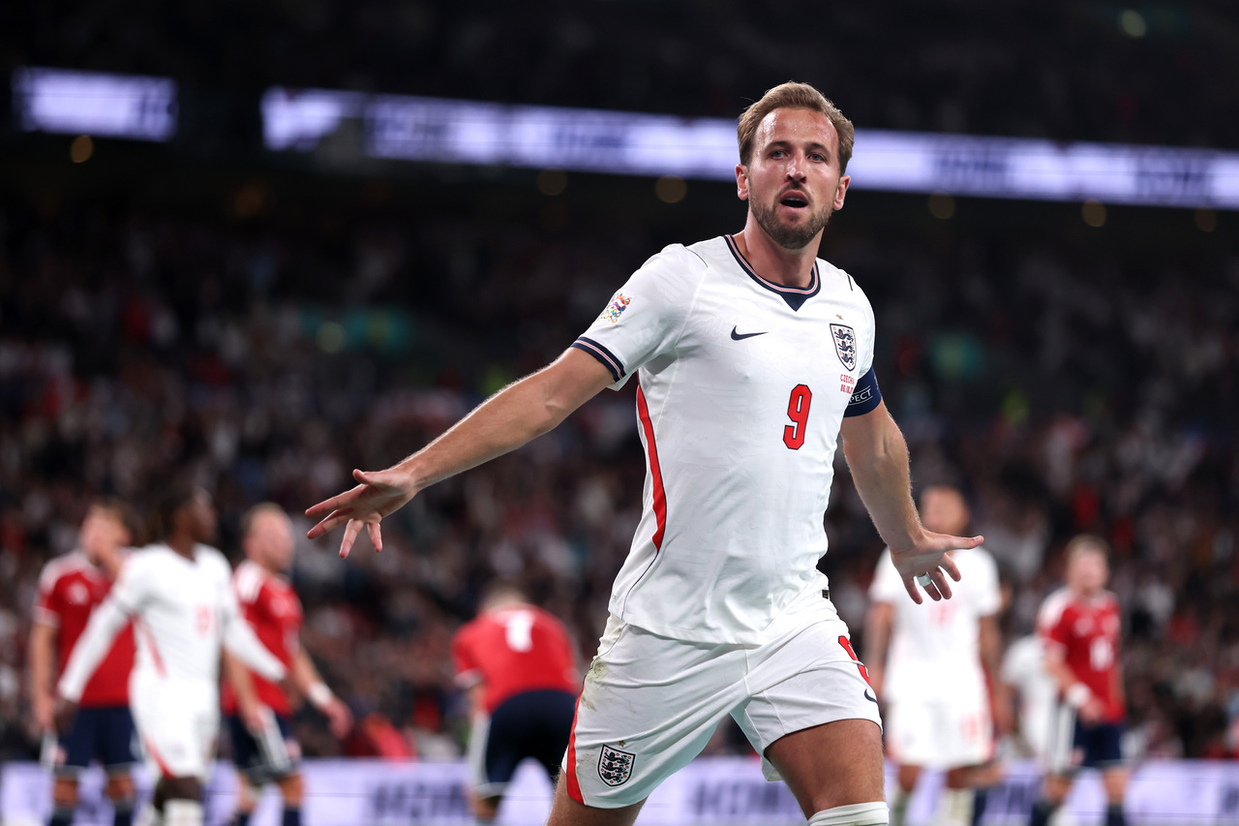 Harry Kane volta a brilhar em nova goleada da Inglaterra