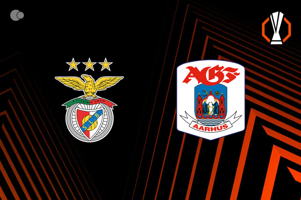 Benfica 3-1 AGF Aarhus ao minuto