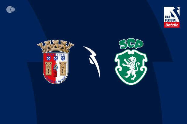 SC Braga 1-3 Sporting ao minuto: leões alargam vantagem