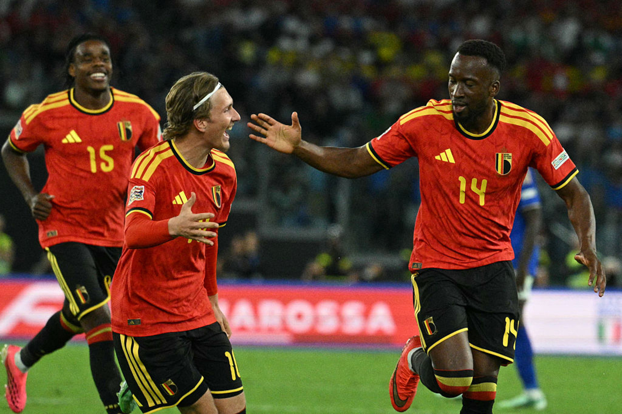 Golo de Lukebakio estraga estreia de Doumbia por Itália