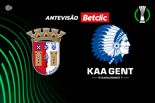 SC Braga x Gent: antevisão, ausências e onzes prováveis