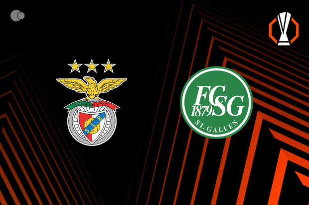Benfica 1-0 FC St. Gallen ao minuto