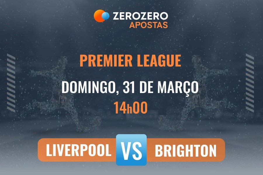 Odds e prognstico Liverpool vs Brighton & Hove Albion  31/03/2024  Premier League