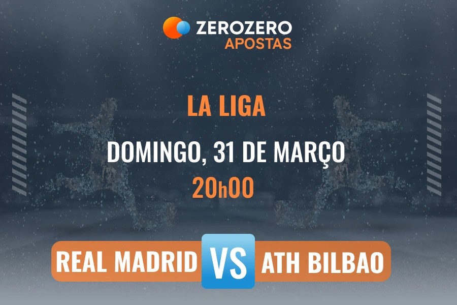 Odds e prognstico Real Madrid vs Athletic Bilbao  31/03/2024  La Liga