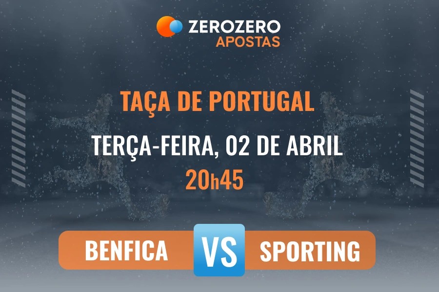 Odds e prognstico Benfica vs Sporting  02/04/2024 - Taa de Portugal