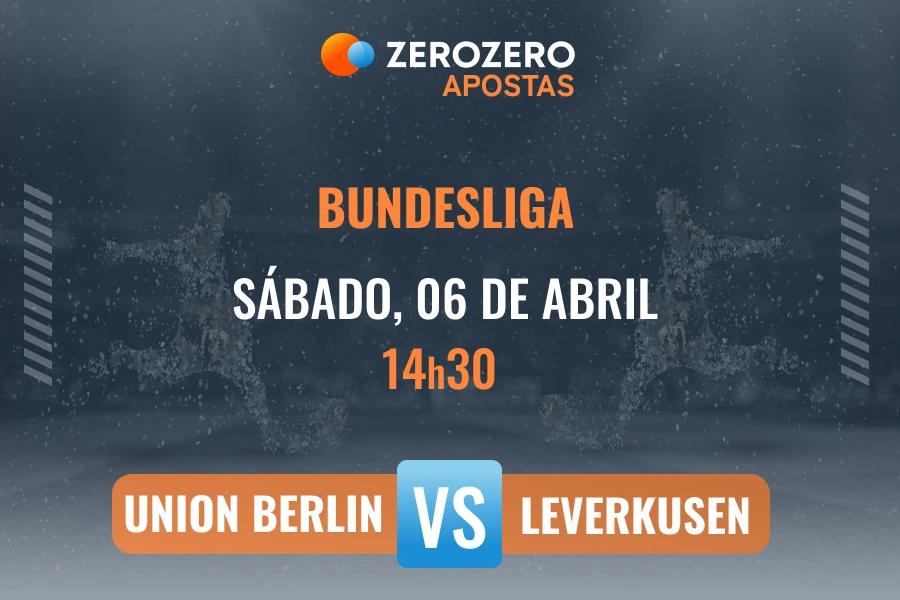 Odds e prognstico Union Berlin vs Bayer Leverkusen  06/04/2024  Bundesliga