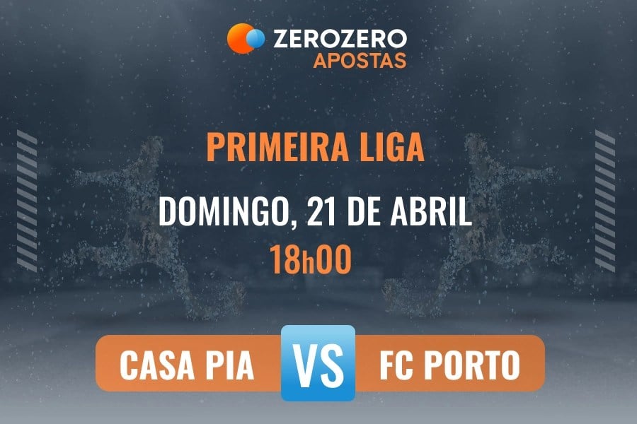 Odds e prognstico Casa Pia vs FC Porto  21/04/2024  Primeira Liga