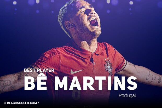 Bê Martins eleito o melhor jogador do Mundo - Futebol de Praia