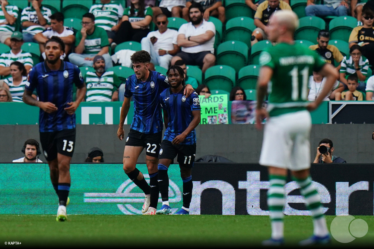 O onze provável do Sporting para o jogo com a Atalanta