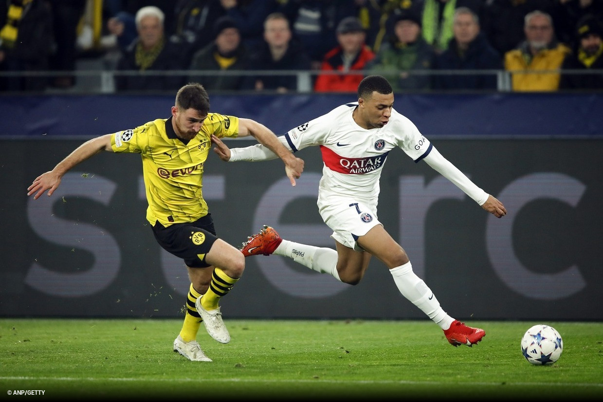 PSG apura-se por um triz após empatar em Dortmund, Milan segue para a Liga  Europa - Liga dos Campeões - SAPO Desporto