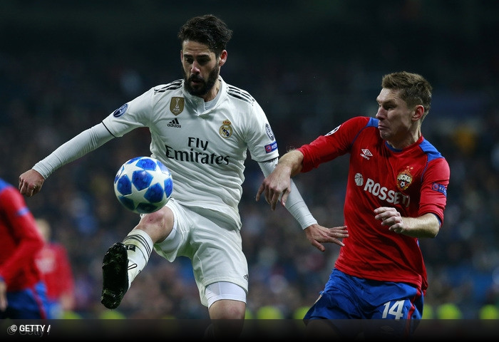 Real Madrid x CSKA Moskva - Liga dos Campeoes 2018/2019 - Fase de GruposGrupo GJornada 6