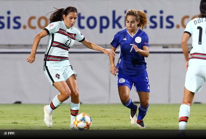 Chipre x Portugal - Qualificao Europeu Feminino 2021 - Fase de GruposGrupo E